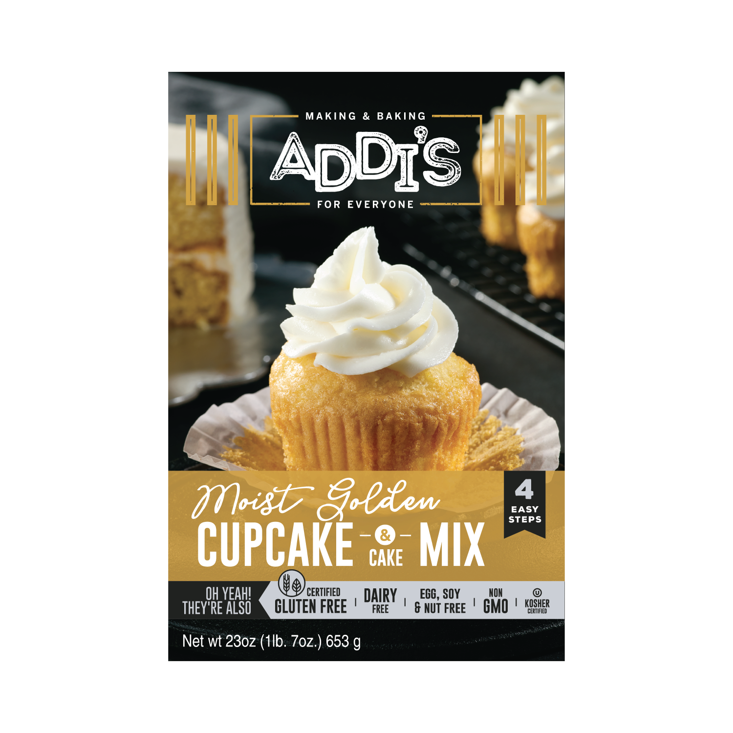 Gluten Free Golden Cupcake & Cake Mix – Addi's